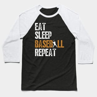 Eat Sleep Baseball Repeat, Funny Baseball Players Kids Boys Baseball T-Shirt